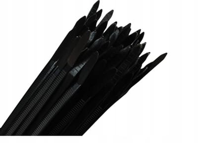 Zwarte Kabelbinders 3,6x250mm Zwart - 100 Stuks