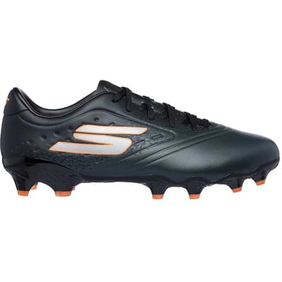 Skechers Stevige voetbalschoenen voor volwassenen (Zwart/Oranje)