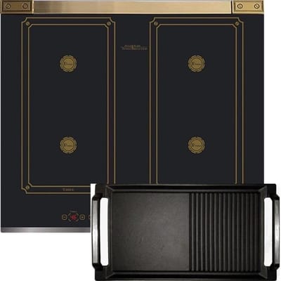 KAISER inductiekookplaat KCT 6745 FI AD+Grillplaat, Flex Retro inductiekookplaat, 60 cm