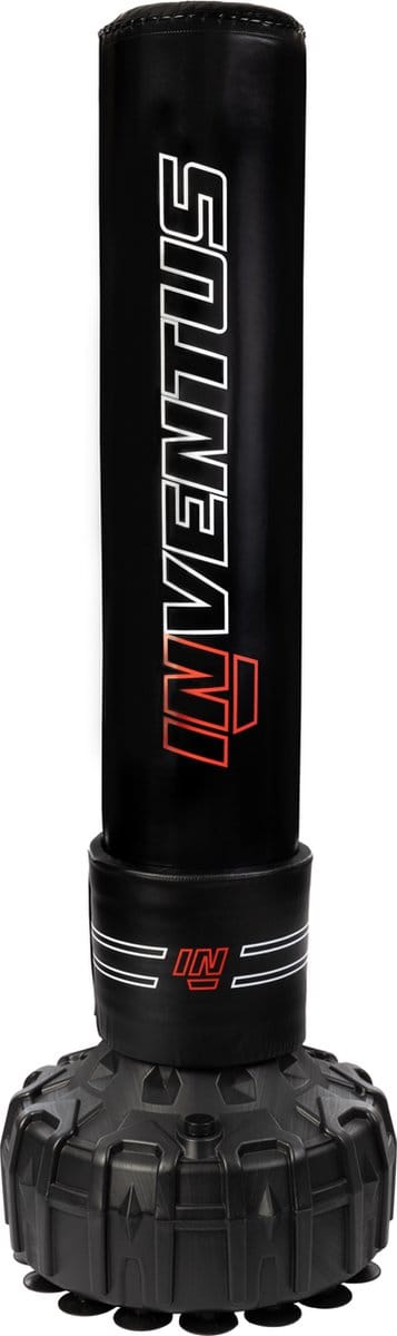 Inventus Bokszak Staand - 185 cm - Staande Bokspaal - Vul met Water / Zand - Boksen en Trainen - Heavy Boxing Bag - Volwassenen - Zwart