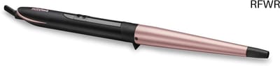 RFWR® Conische Krultang voor Natuurlijke Golven en Krullen - 13-25mm, 6 Temperatuurinstellingen, Keramisch, Roze & Zwart