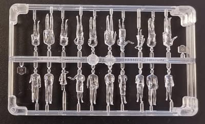 Hermoli Maquettebouw Staande figuren - Schaal 1:100 - 20 stuks transparant