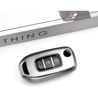 2/3 Knoppen TPU Sleuteletui Auto Sleutelhoesje Voor Renault Arkana Sandero Stepway Logan Twingo Kwid Trafic Clio Kadjar Clio 5 Captur gray