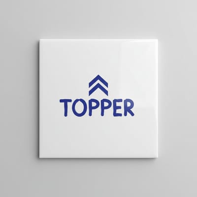 Topper Tegel – Motiverende Nederlandse Woordkunst – Minimalistische Woon- & Kantoordecoratie – Keramische Tegel 15 × 15 cm