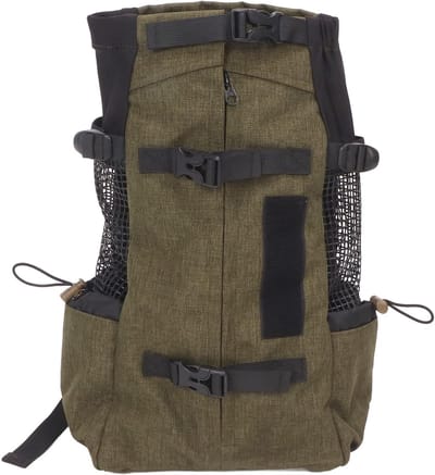 Huisdier Draagtas - Kat Hond Rugzak - Buiten Reizen - Ademend Nylon Materiaal - 35 x 23 x 9 cm