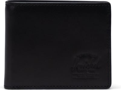 Hank Leather RFID - Black / Herenportefeuille met RFID blocking layer / leder / Beperkte Levenslange Garantie / Zwart