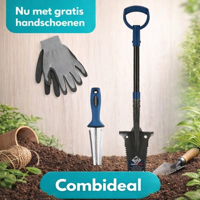 Talen Tools - COMBIDEAL - Zaagspade - Wortelkiller - Handzaagspade - Handzaagje - Met GRATIS tuinhandschoenen