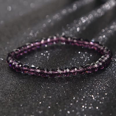 Sorprese armband - Vienna - purple - armband dames - elastisch - cadeau - Model S - Cadeau