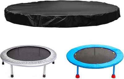 Trampoline Regenhoes - Beschermhoes Trampoline - Trampoline Beschermen - Waterdicht Oxford Doek - 8 ft - Grijs