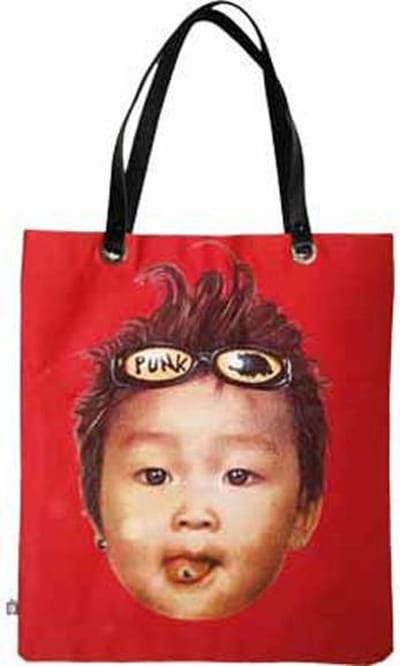 Toetie & Zo Tas Shopper Baby Cool 1, shopper, handtas, boodschappentas, strandtas, rood