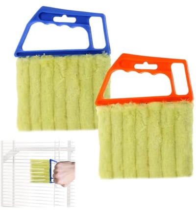 Venetiaanse Jaloezieën Reiniger – 2 Stuks – 7-Vinger Blinde Duster voor Grondige Reiniging