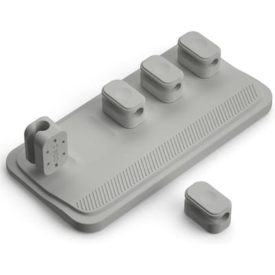 Magnetische Muisdraad Organizer Bureau Kabelclip Snoeroproller Zelfklevende Vaste USB Oplaadkabelhouder