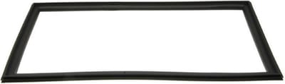 Zwarte deurafdichting voor koelkast en vriezer met afmetingen 491 x 289 mm