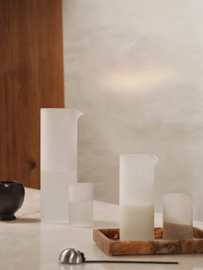 Ferm Living Ripple waterkaraf - frosted
