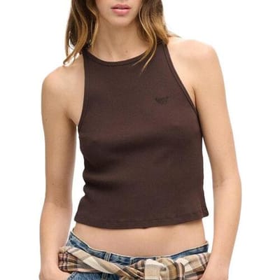 Superdry - Essential Logo Racer hemdtopje - Dames - Vesten