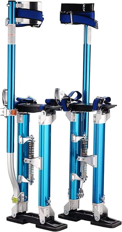 Gipsplaat Stelten - Werk Stelten - Schilderen Ophangen - Verstelbare Hoogte - 18"-30" - Blauw
