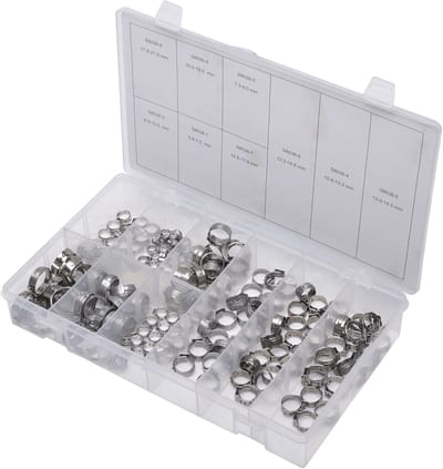 SW-Stahl S8038 slangklemmen assortiment, 170 stuks