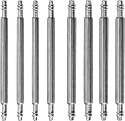 Veilige veerbouten voor horlogebanden, roestvrijstalen veerbouten, diameter 1.5 mm en 1.8 mm, set van 8 stuks voor horlogeherstel en vervanging