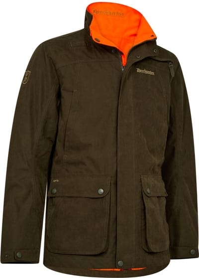 Deerhunter Eagle Omkeerbare Jas Outdoor Jas Jacht Jas Scandinavische Jas Groen/Oranje Maat -64