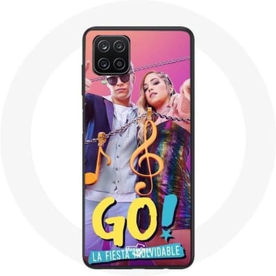 Samsung Galaxy A12 hoesje Achtervolg je dromen Mía Cáceres en Juanma Portolesi Go! Lang leve je Manera