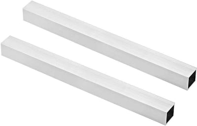 Aluminium Vierkante Buis - Rechte Aluminium Profiel - Doe-het-zelf Projecten - Naadloze Constructie - 25x25x12mm 300mm - Aluminium