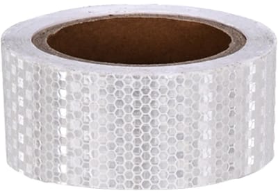 Dailygoody - Reflecterend Plakband - Veiligheidstape - Waterdicht - Wit - Waarschuwingstape - Voor voertuigen - 10 m x 5 cm