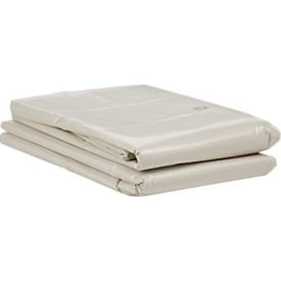 Deiss afvalzakken, 2500 l, dikte 55 μ, gerecycled LDPE, transparant, 25 stuks