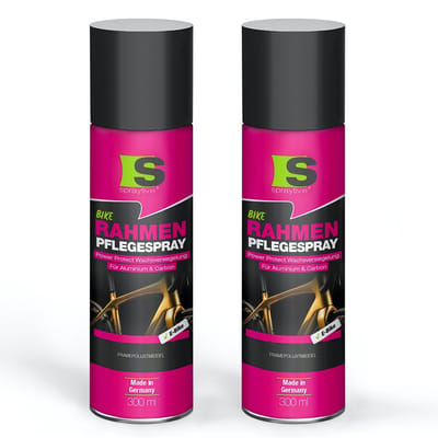 Spraytive 2x 300ml fiets frame spray – beschermende wax voor lak en onderdelen – geeft glans en beschermt tegen vuil en vocht