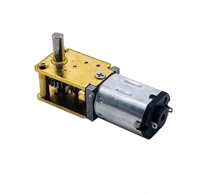 Kleine Motor - Gelijkstroommotor N20 - Robot Auto - Wormwiel Aandrijving - 12 Volt - Metaal