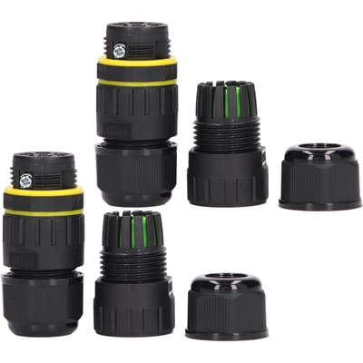 2 stuks Aansluitdoos Connector Multifunctioneel IP68 Waterdicht Aansluitdoos Kabelconnector voor