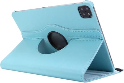 Hoes Geschikt voor Apple iPad Pro Hoes 2e Generatie - 11 inch (2021) - Tablet Case - Smart Cover Licht Blauw