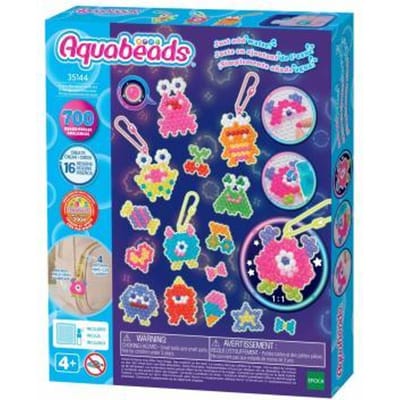 Aquabeads Neon Gekke Monsters set- kleurrijke parels die magisch aan elkaar plakken door water