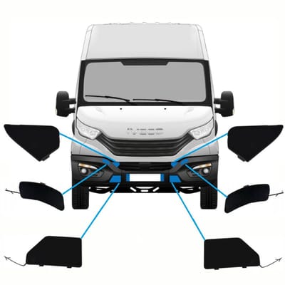 Afdekkingen voorbumper voor Iveco Daily 2014-2016 / Set