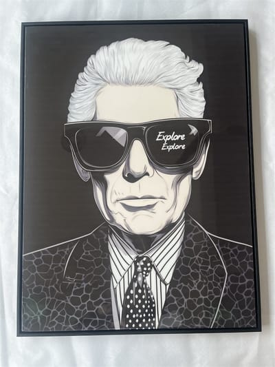 Schilderij Karl Lagerfeld 60x80cm
