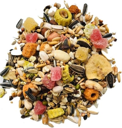 Grijze Roodstaart Premium zaad 2 x 2kg - Papegaaienvoer - vogelvoer - grijze roodstaart - zaadmengeling