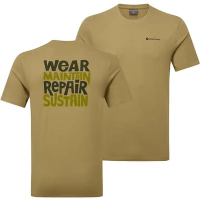 Montane Wear Repair T-shirt Met Korte Mouwen Groen S Man
