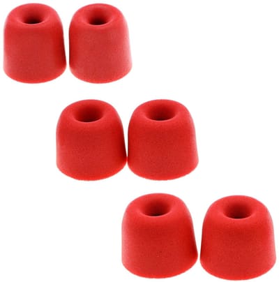 JHUBERS - Memory Foam Oordopjes - Ruisisolatie - Rood - Oordopjes Vervanging - Compatibel met HiFi T2 Pro - Geschikt voor Oortelefoons