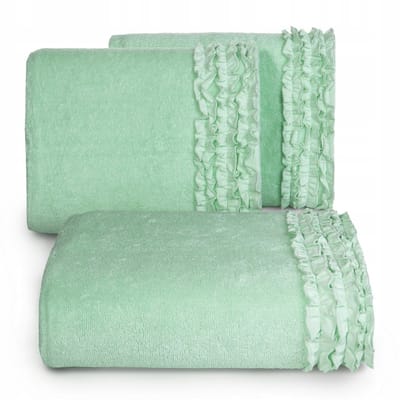 Laura Handdoek 50x90 cm Mintgroen - Zacht & Absorberend