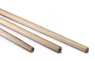 Benson Houten steel - 150 cm - Duurzaam hout - Exclusief bezem