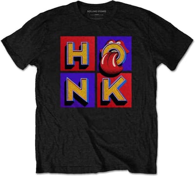 The Rolling Stones - Honk Album Tracklist Heren T-shirt - S - Zwart
