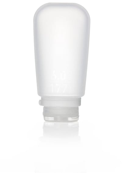 Human Gear - GoToob+ - reisflesje - flacon - herbruikbaar - lichtgewicht - XL - 177ML - Clear