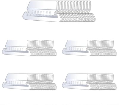 Dailygoods- Hangmap-Tabs 50 Stuks - Transparant Kunststof - Inlegvellen - Georganiseerd Dossierbeheer - Thuis/Kantoor - Efficiënt Sorteren - Documentlabels