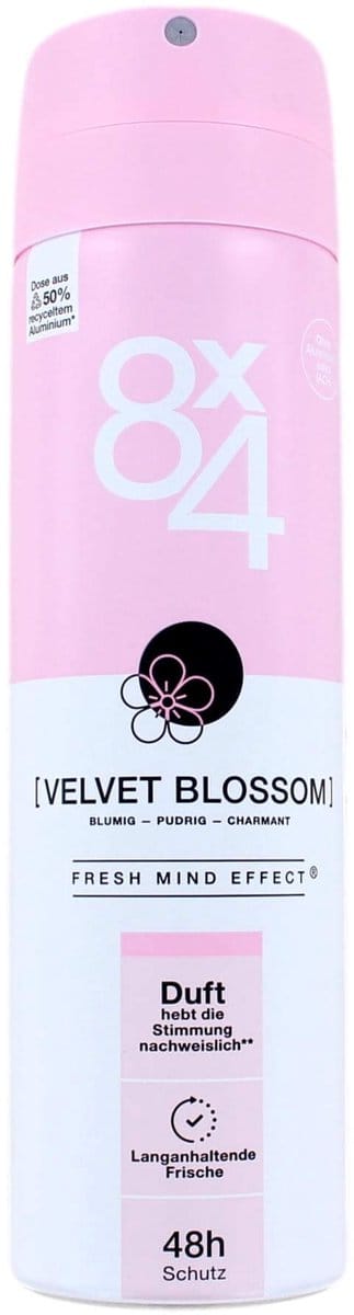 8x4 deodorant Velvet Blossom Spray - 150 ml