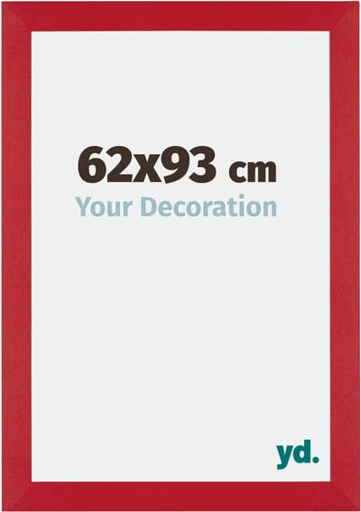 Your Decoration - Fotolijst 62x93 cm - MDF - Rood - Mura