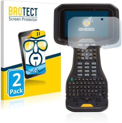 BROTECT - Screenprotector voor Trimble TSC5 - Folie Beschermfolie transparant 2 Stuks