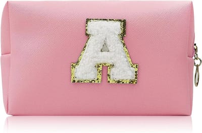 Kleine Waterdichte Cosmetica Organizer in Roze, Persoonlijk en Draagbaar, Ideaal voor Toilettas en Make-up Accessoires
