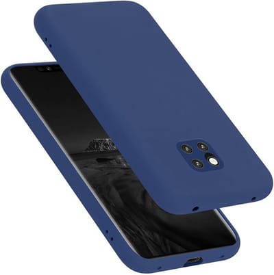 Cadorabo Hoesje geschikt voor Huawei MATE 20 PRO in LIQUID BLAUW - Beschermhoes gemaakt van flexibel TPU silicone Case Cover