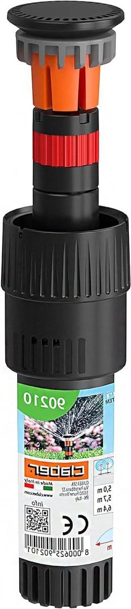 Micro Sproeiers - Rotary Nozzle - Tuin Bewateren - 360 Graden Bereik - 1/2 Inch - Zwart Oranje Grijs