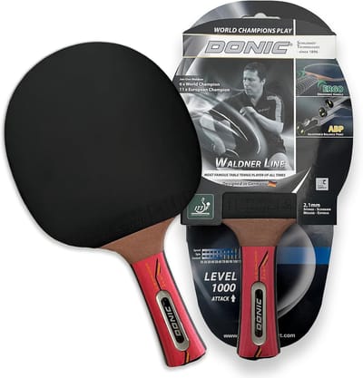 Tafeltennisracket - Aanvalsracket - Offensief spel - Verstelbaar balanspunt - 21 mm spons - Hout/Natuur