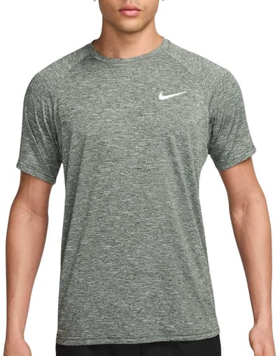 Nike Heathered SS Hydroguard Shirt Heren - Maat S